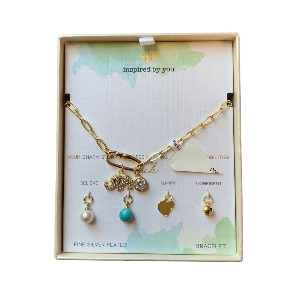 Inspired by You Good Luck Charm Bracelet